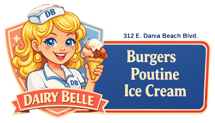 Dairy Belle – Burgers, Poutine, Ice Cream – 312 E. Dania Beach Blvd.